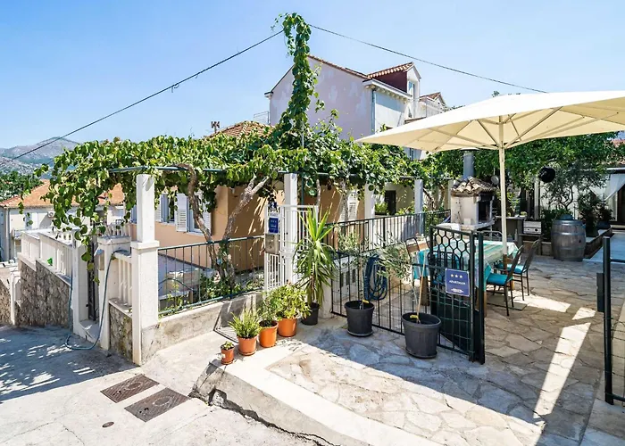 公寓 & Sunset - One Bedroom With Terrace And Garden View 杜布罗夫尼克
